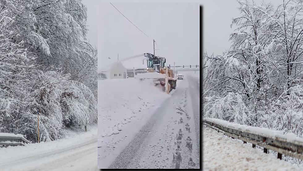 Watch New York State DOT Massive Snow Blower Get the Job Done