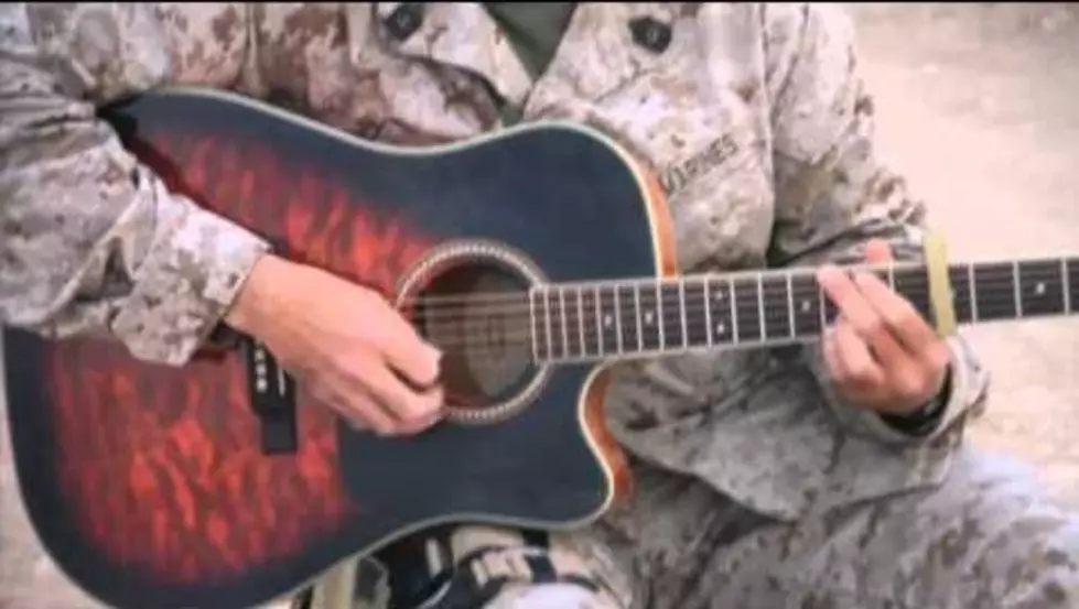 Marine Writes Christmas Song For His Wife [Video]