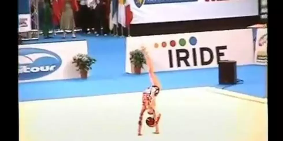 Gymnast Performs Amazing Tricks With a Ball