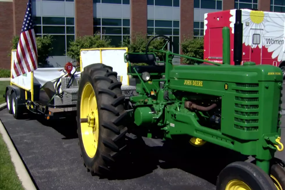 Indiana Man Riding Tractor From Florida to Michigan for Cancer