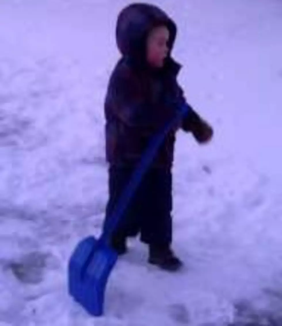 Four-Year Old Shoveling Snow Tells Jesus to Do Something On Behalf of All of Us
