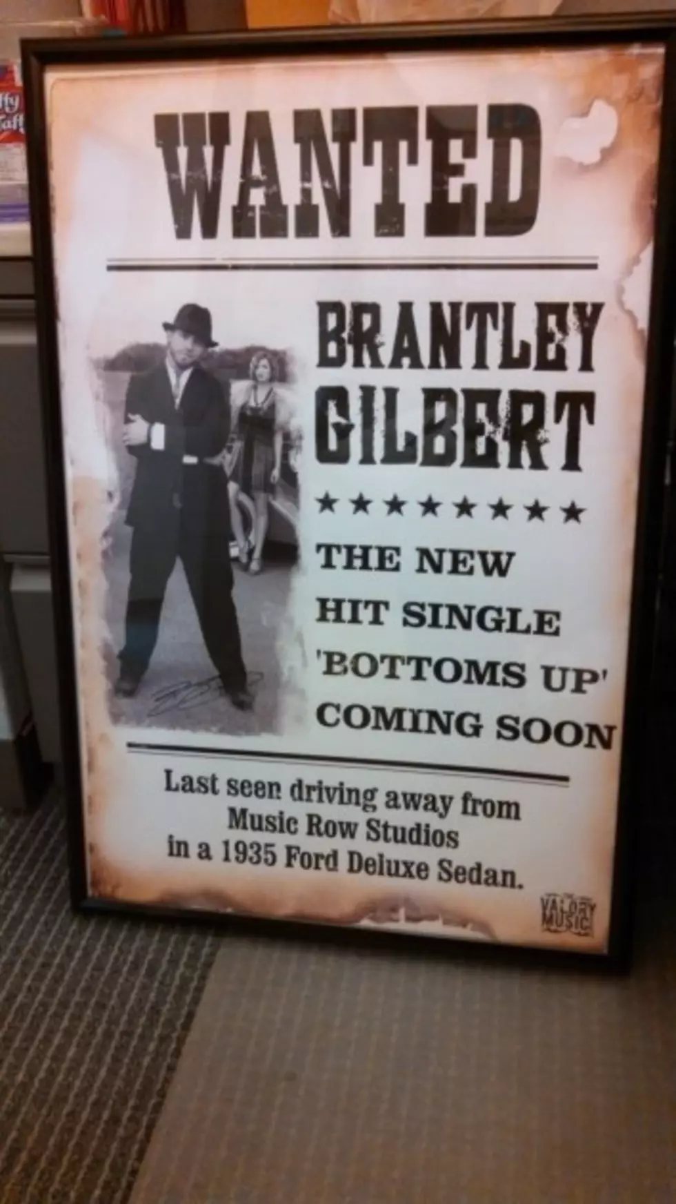 Bid On Augraphed Brantley Gilbert Poster For St. Jude
