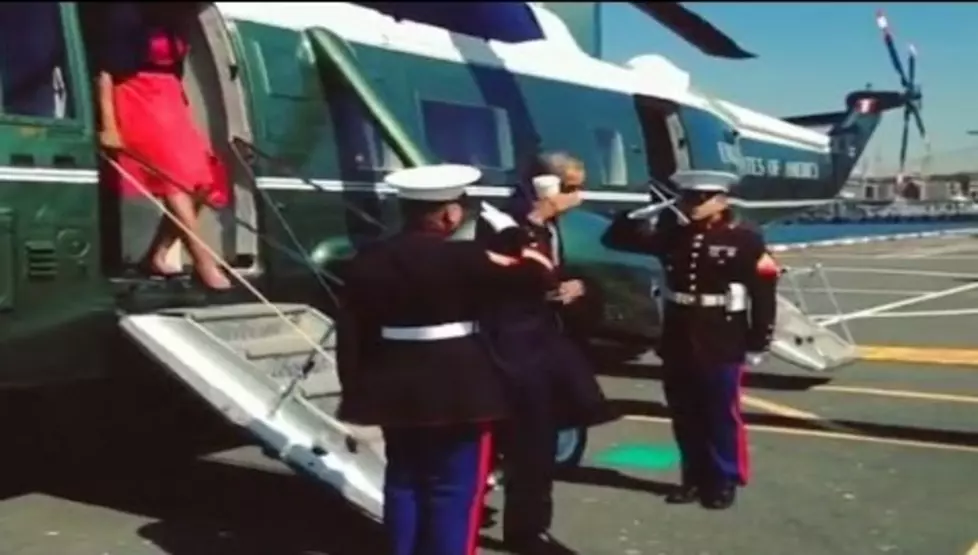 President Obama Creates Firestorm By Saluting Marines With A Coffee Cup In Hand &#8211; Is It A Big Deal? [Video]