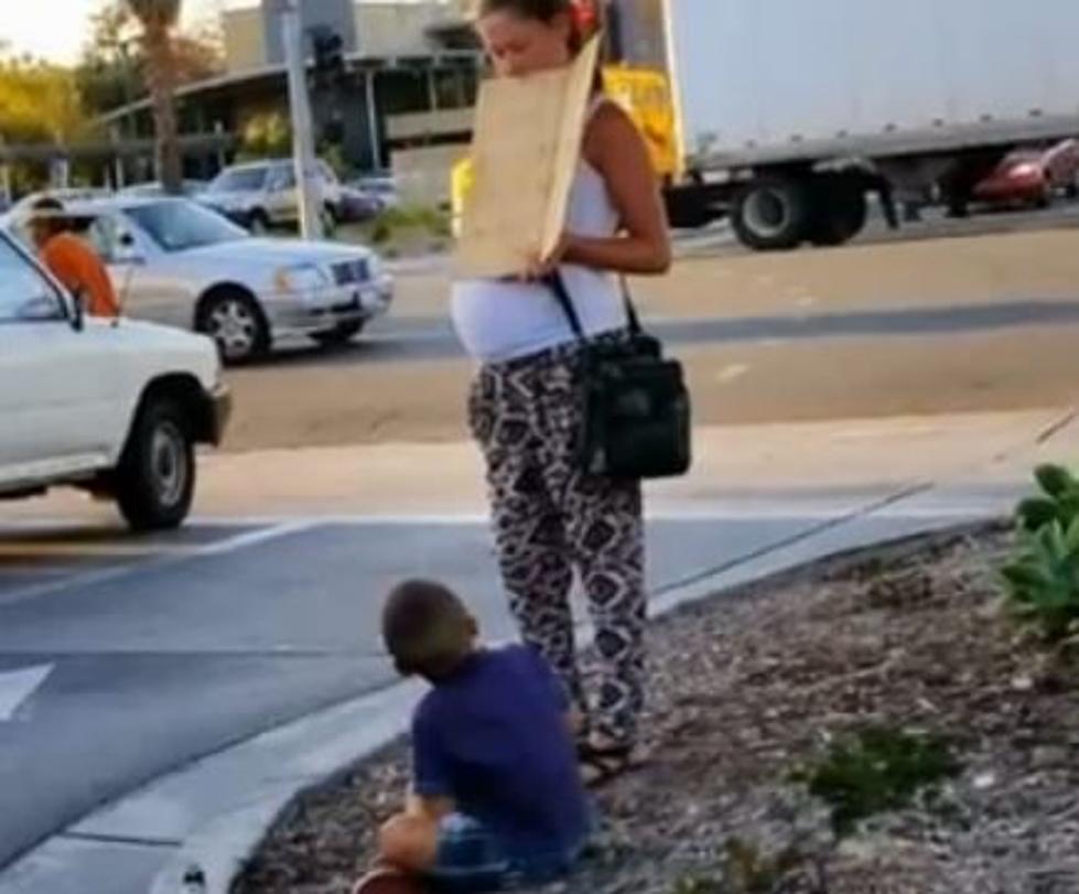 Outrage After Pregnant Beggar Leaves In A Mercedes [Video]