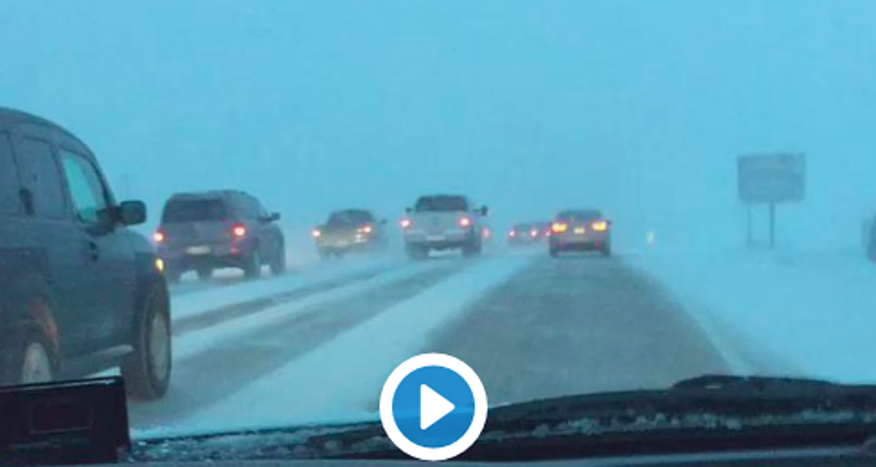 See a Video about the Warrick Co. Roads on Friday Morning