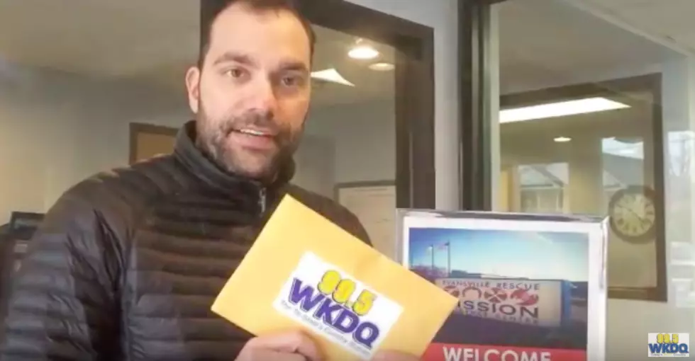 WKDQ Delivers Donation to the Evansville Rescue Mission [WATCH]
