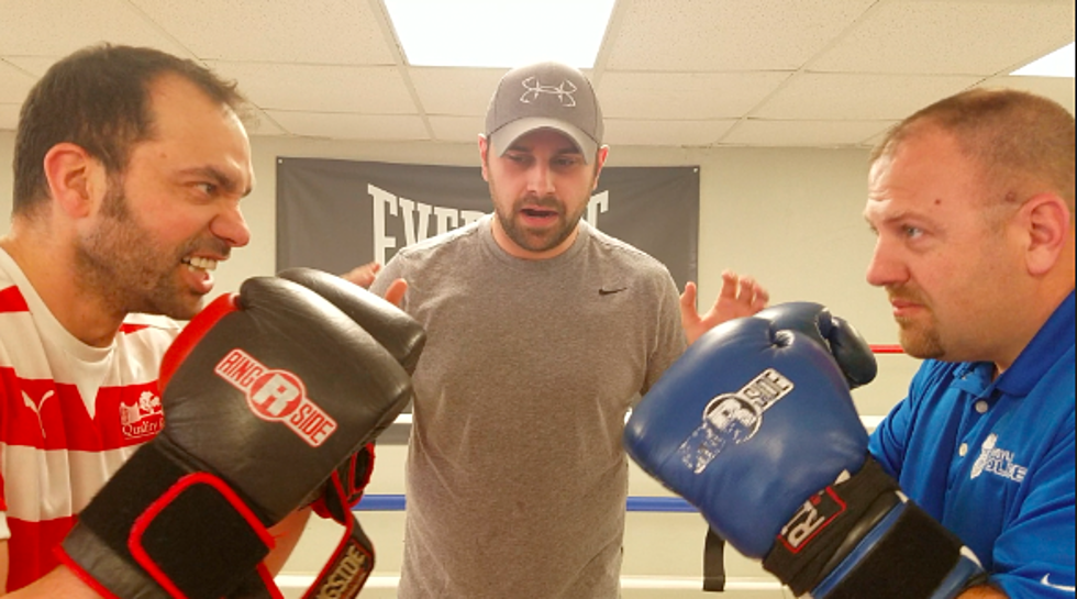 Evansville Boxing Challenge: WKDQ&#8217;s, Dave VS Evansville Police Chief, Billy Bolin [WATCH]