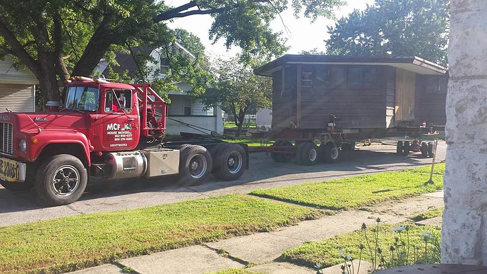 The Evansville Peters-Margedant House Has officially Been Moved!