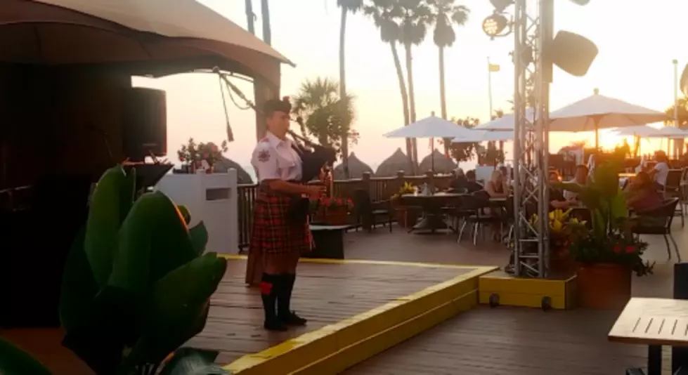 Bagpipes on the Beach at Sunset Will Give You Chills [WATCH]