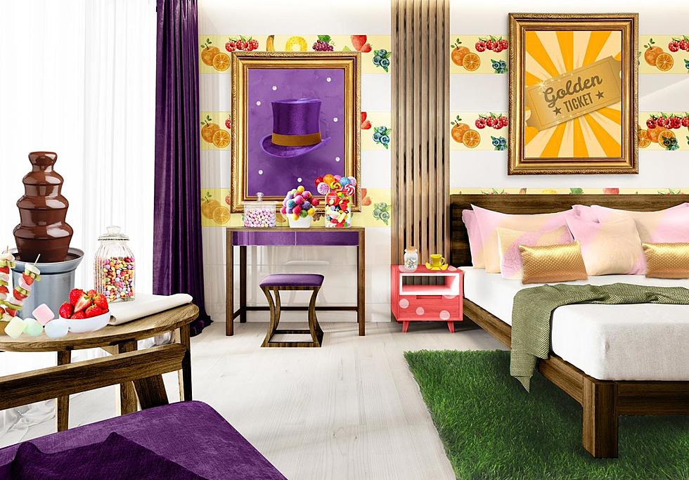 Willy Wonka-Themed Hotel Room With Lickable Wallpaper & Chocolate Baths Is Worth a Trip