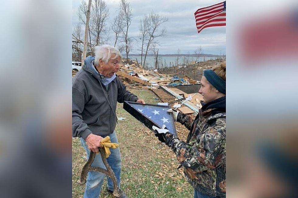 Flag Found In Rubble Of House Destroyed By December Tornadoes Returned To Kentucky Veteran