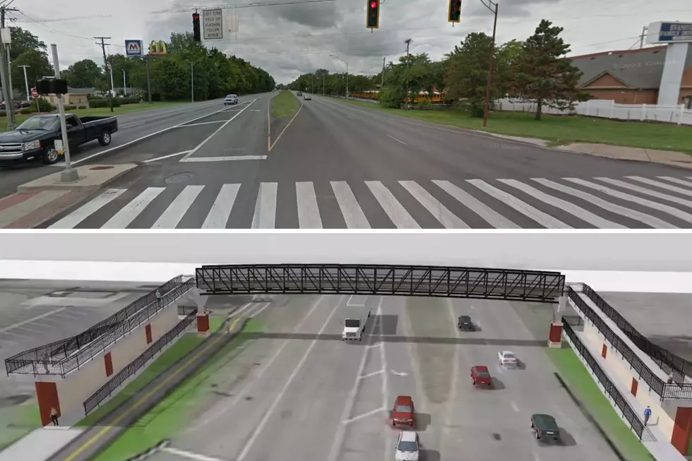WATCH: Indiana Department of Transportation Previews New Pedestrian Bridge for 41 and Washington Avenue Intersection