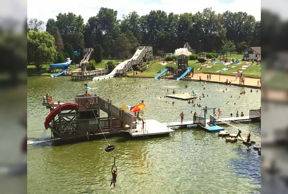 Indiana Has A Hidden Gem Lake Waterpark With Mega Slides, Giant Jump Towers, Zip-line and Log Walks