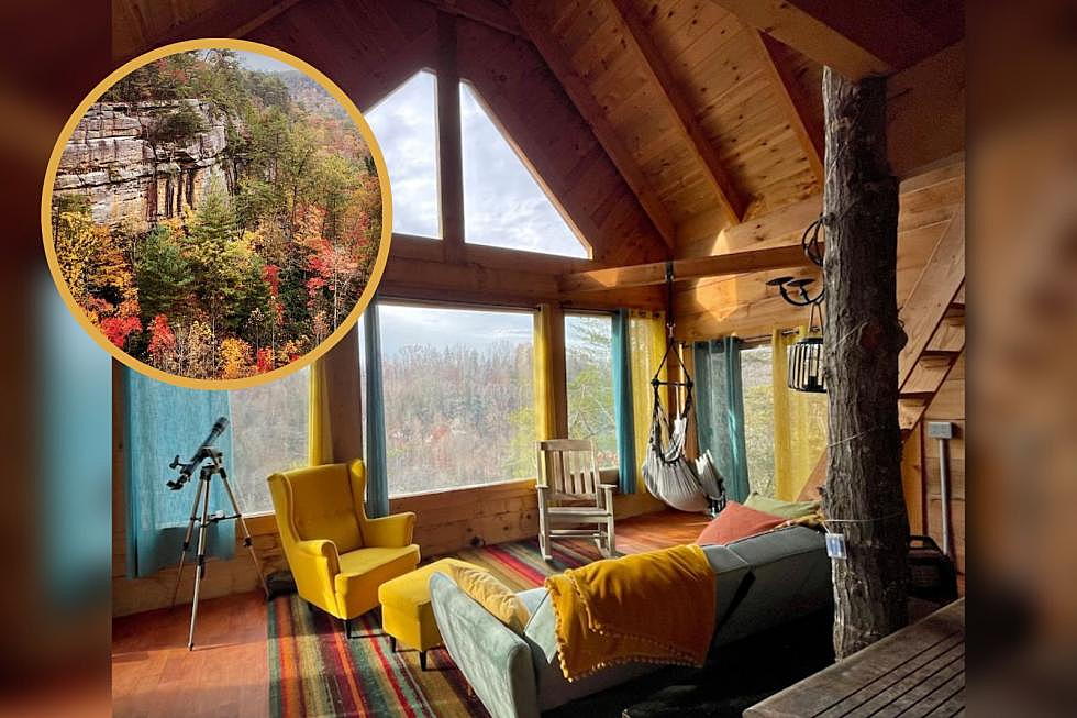 Stay in Private Cliffside Kentucky Cabin on 50 Acres with Insanely Beautiful View [PHOTOS]