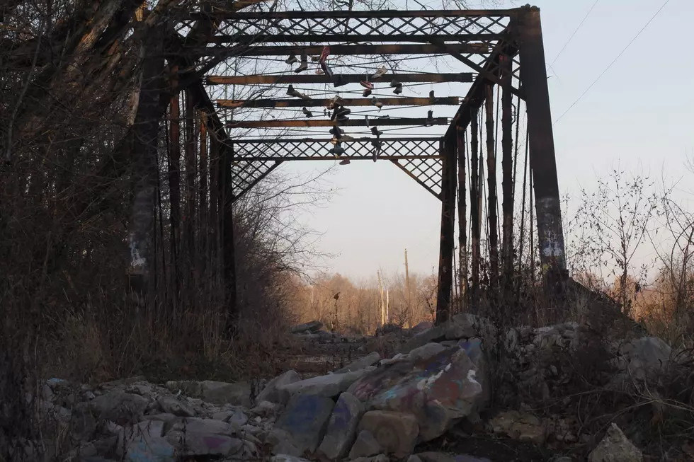Why is This Abandoned Indiana Bridge Covered with Shoes?