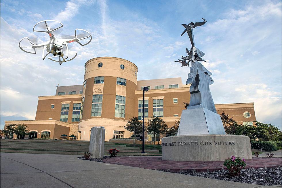 Drone Photographer Captures Stunning Lightning Photo Over University of Southern Indiana