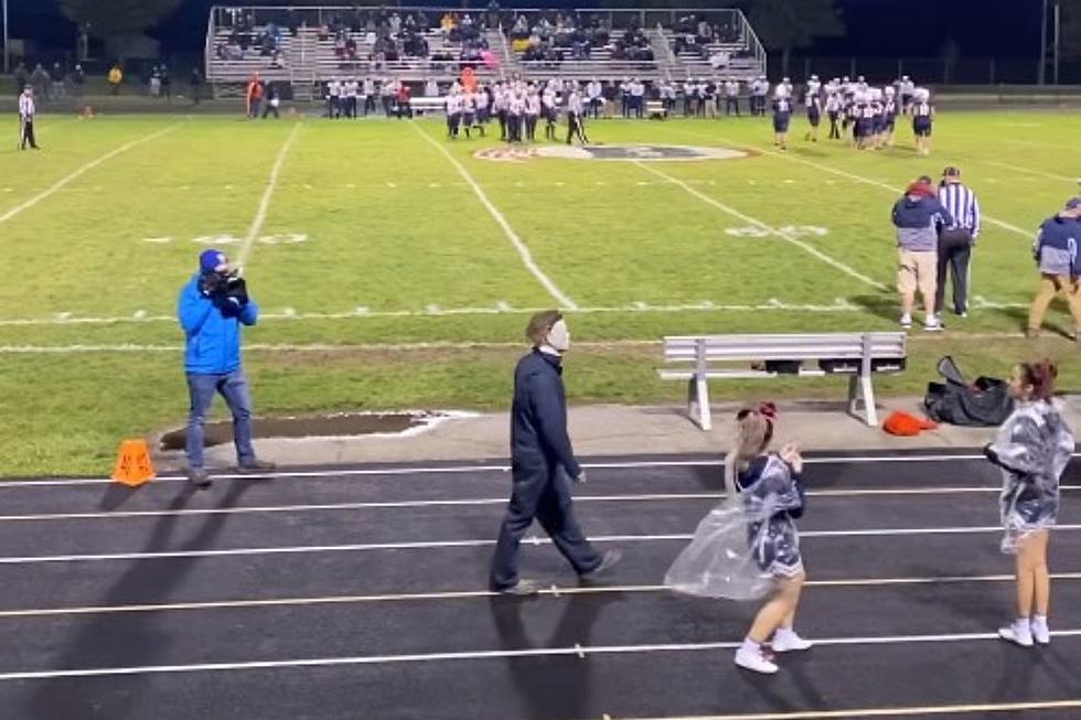 Indiana's Michael Myers Returns to Crash a Football Game [VIDEO]