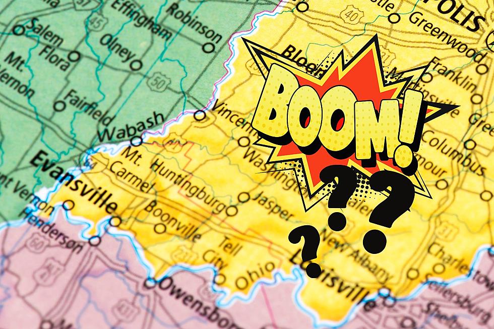 What Were the Loud Booms in Warrick County?
