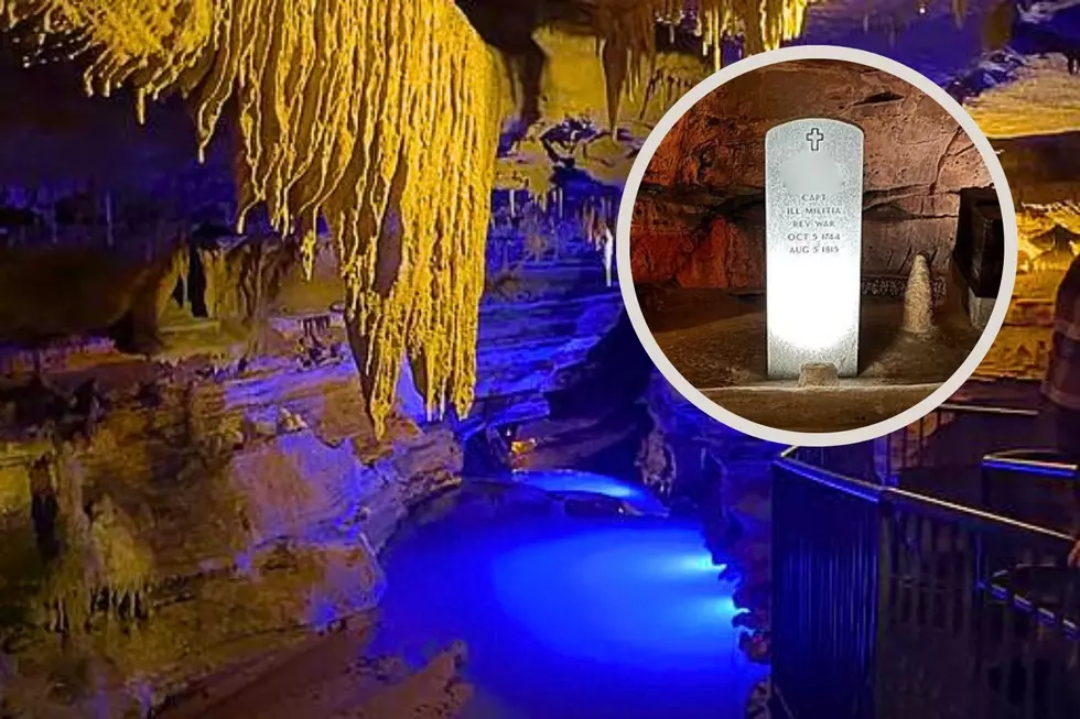 See Underground Waterfalls and a Famous Grave Inside Indiana Cave