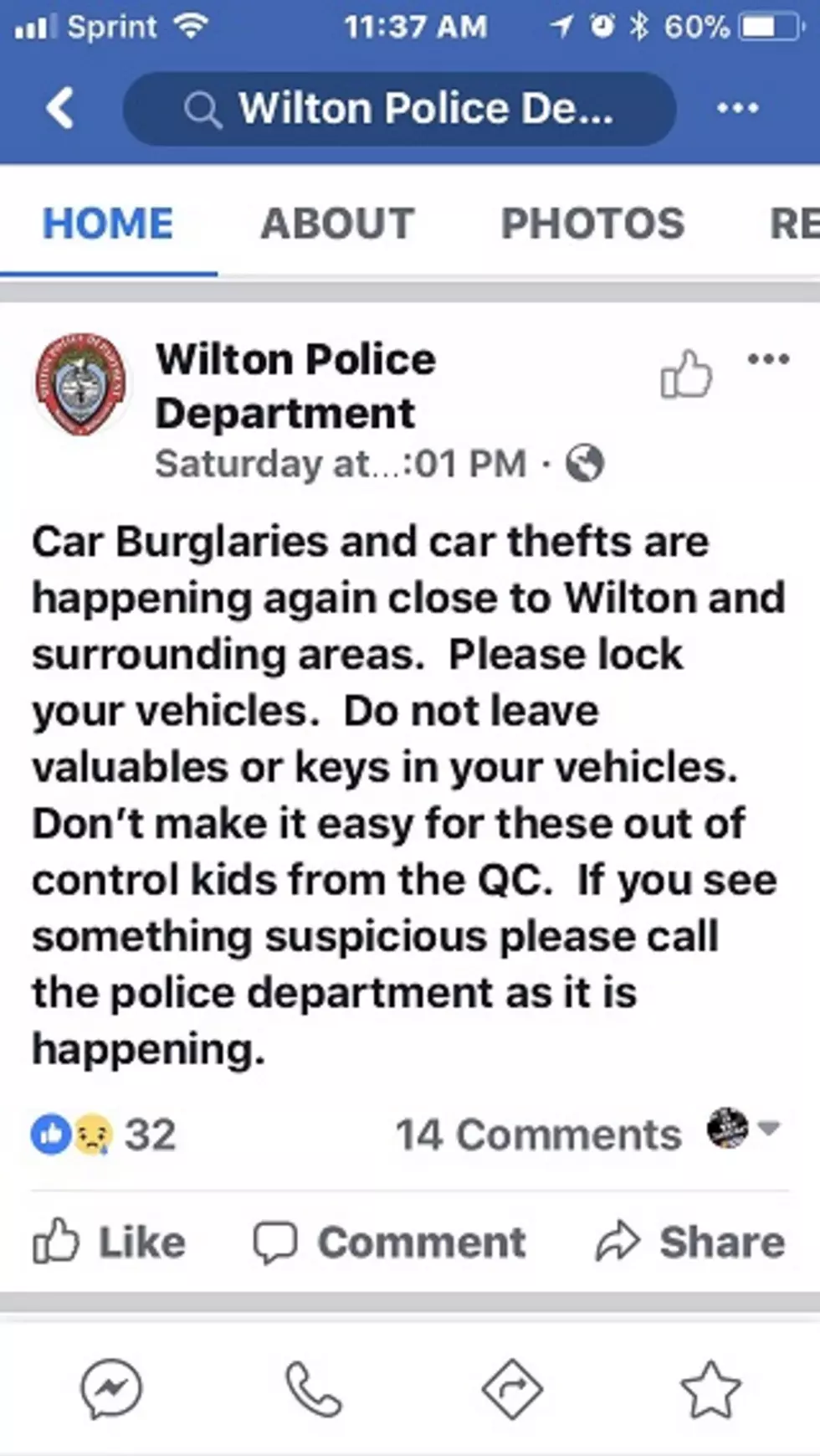 More Car Burglaries In The QCA