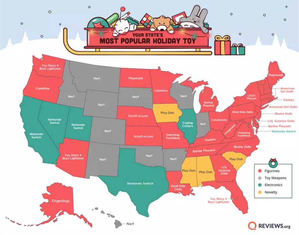Most Popular Toy In Each State
