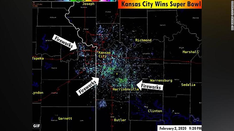 Kansas City's Celebration Could Be Seen On Weather Radar