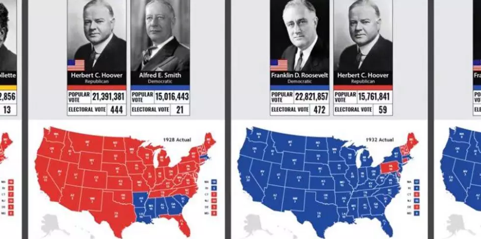 A Look At Past Presidential Election Maps