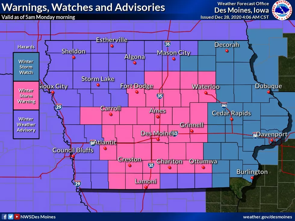 Winter Storm WATCH Tuesday-Wednesday for the Quad Cities