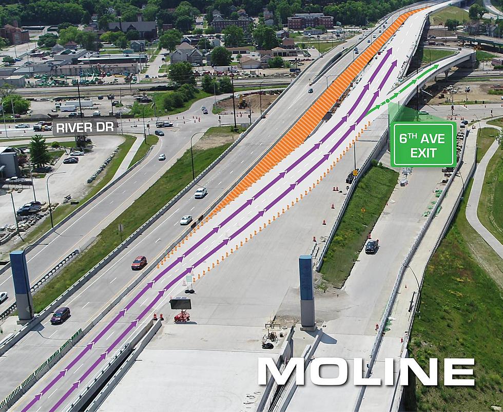 Illinois-bound I-74 New Traffic Shift Starts Wednesday