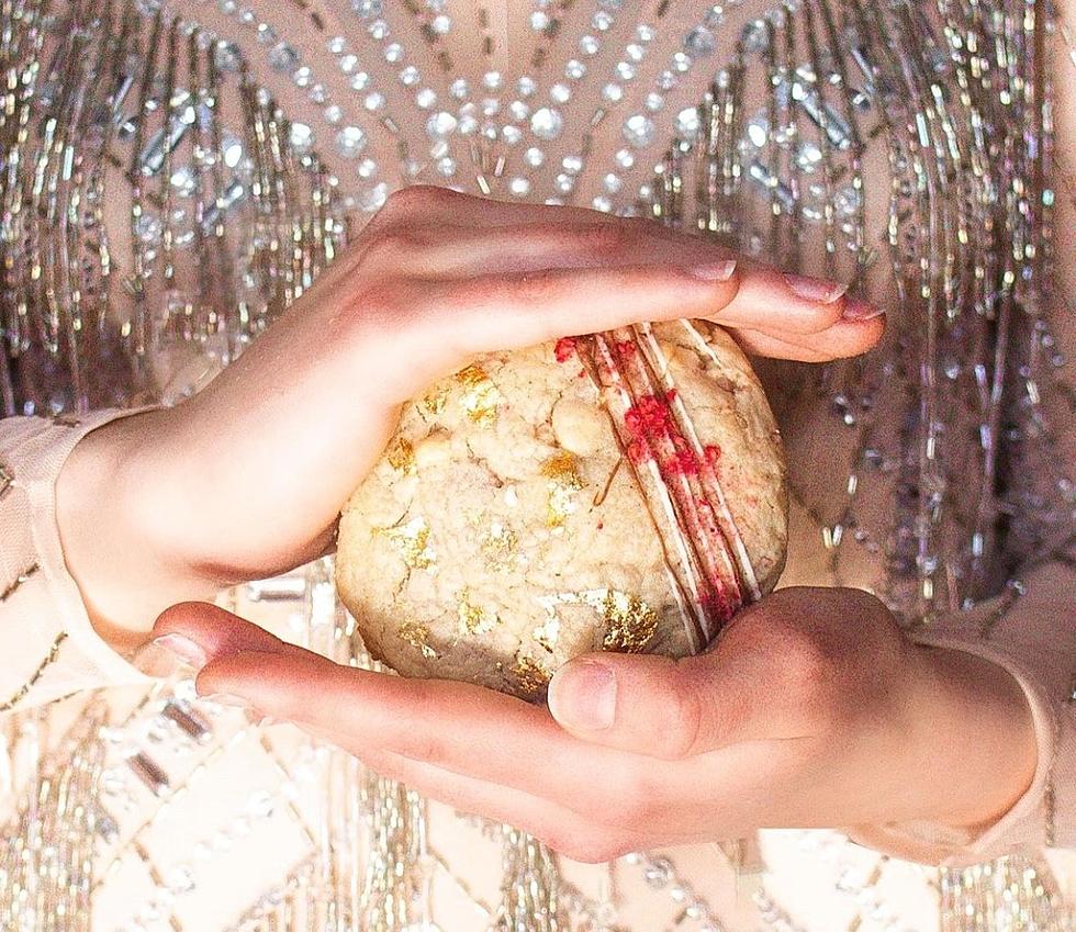 See The Davenport Cookie Covered in 24k Gold Leaf