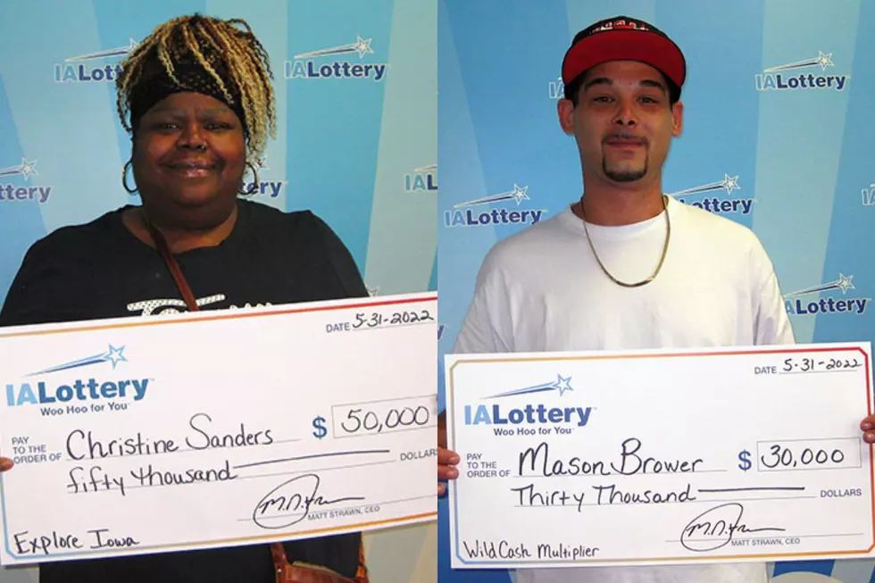 Two Davenport Residents Won A Total Of $80,000 From The Iowa Lottery