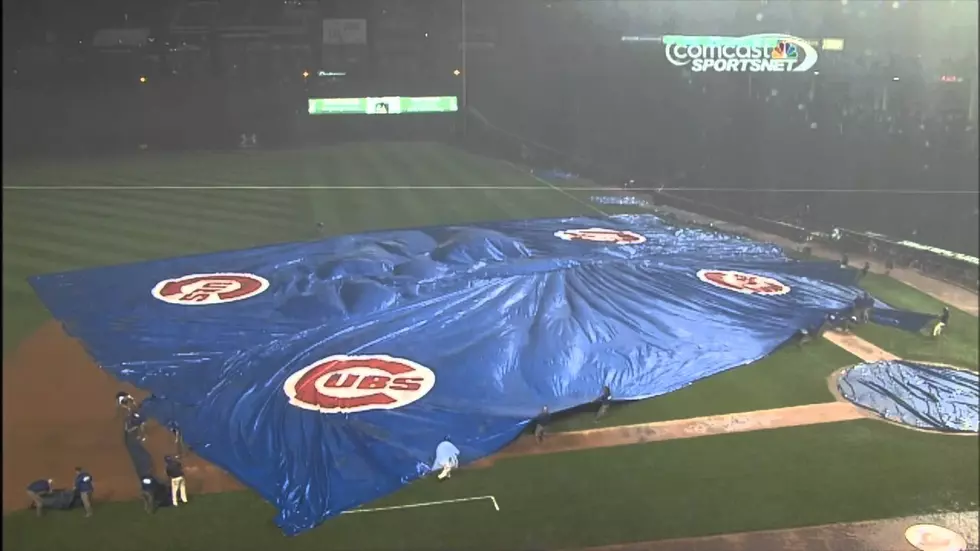 Giants Lose to Cubs During the Goofiest Rain Delay Ever