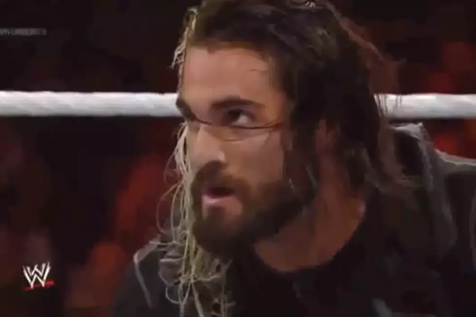 Crazy Fan Tries to Attack Seth Rollins on WWE Monday Night Raw