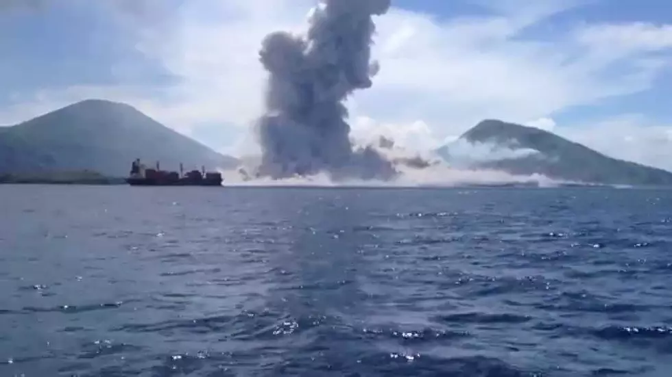 Volcano Erupted in New Guinea and Caused a Crazy Shockwave