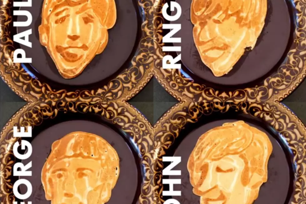 Pancakes Made to Look Like The Beatles