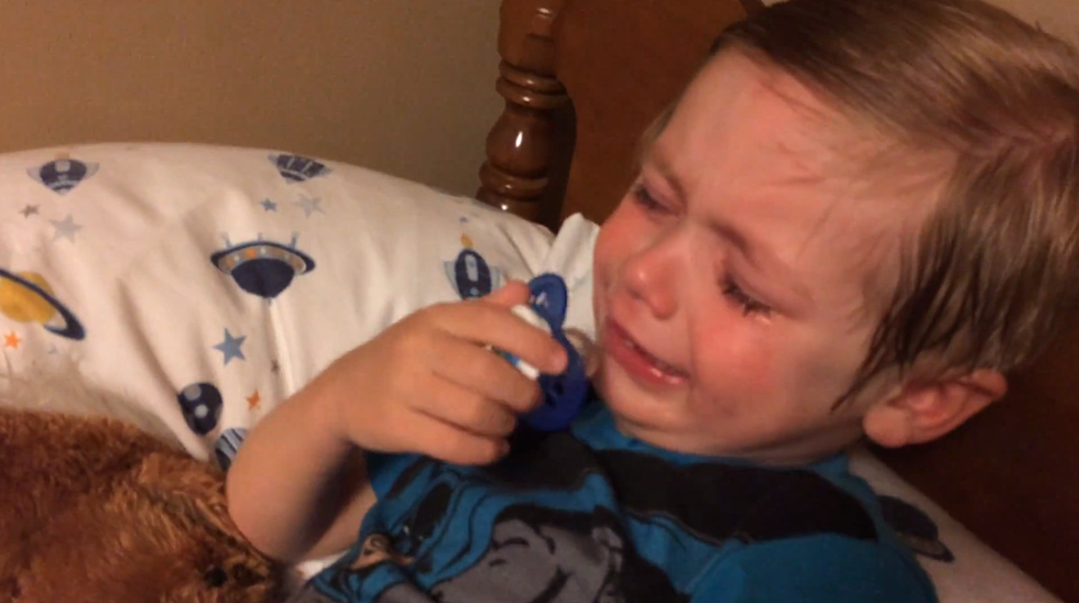 Kid Starts Crying When He Finds Out Hillary Clinton is Running for President