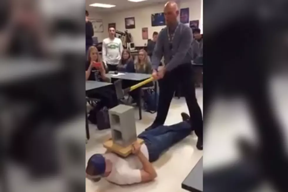 Teacher Loses His Job With One Swing