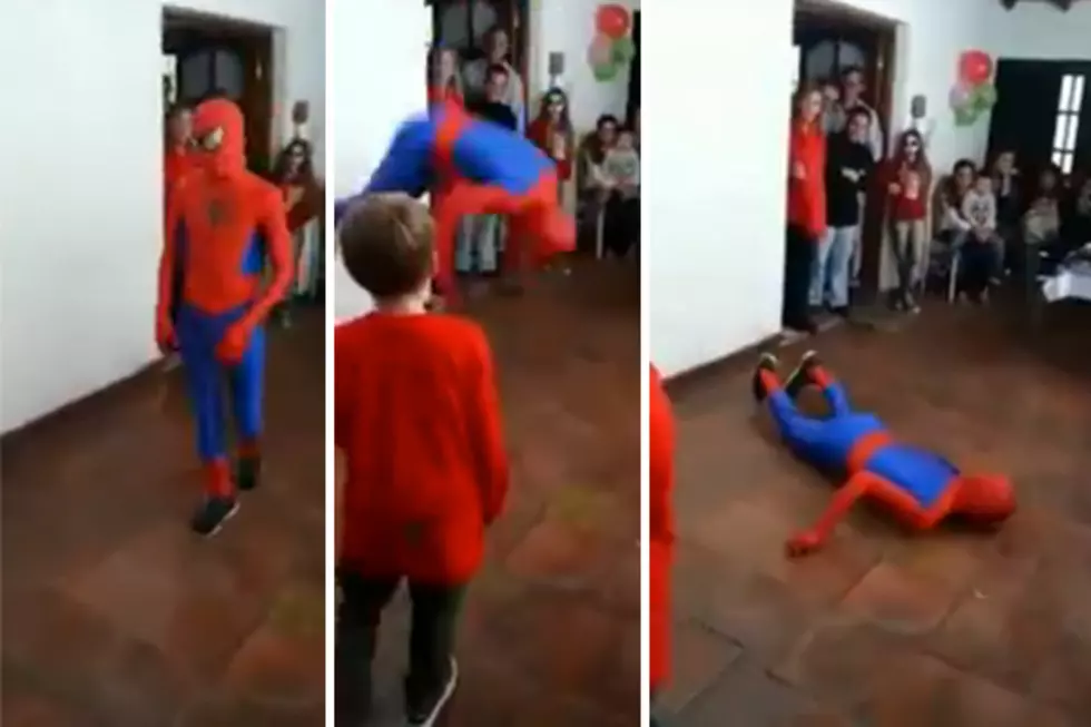 Spider-Man Knocks Himself Out At Child&#8217;s Birthday Party