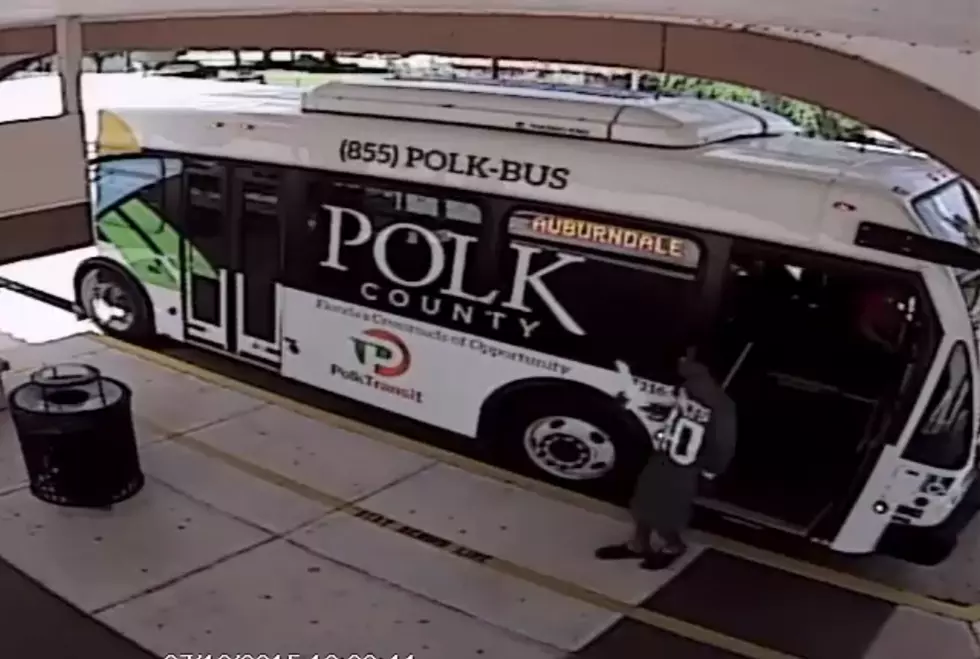 Guy Knocked Himself Out Trying to Bust Through the Door of a Bus