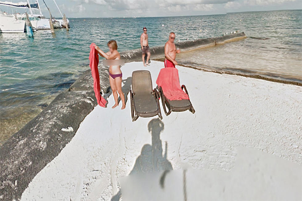 Topless Sunbather Exposed by Google Street View