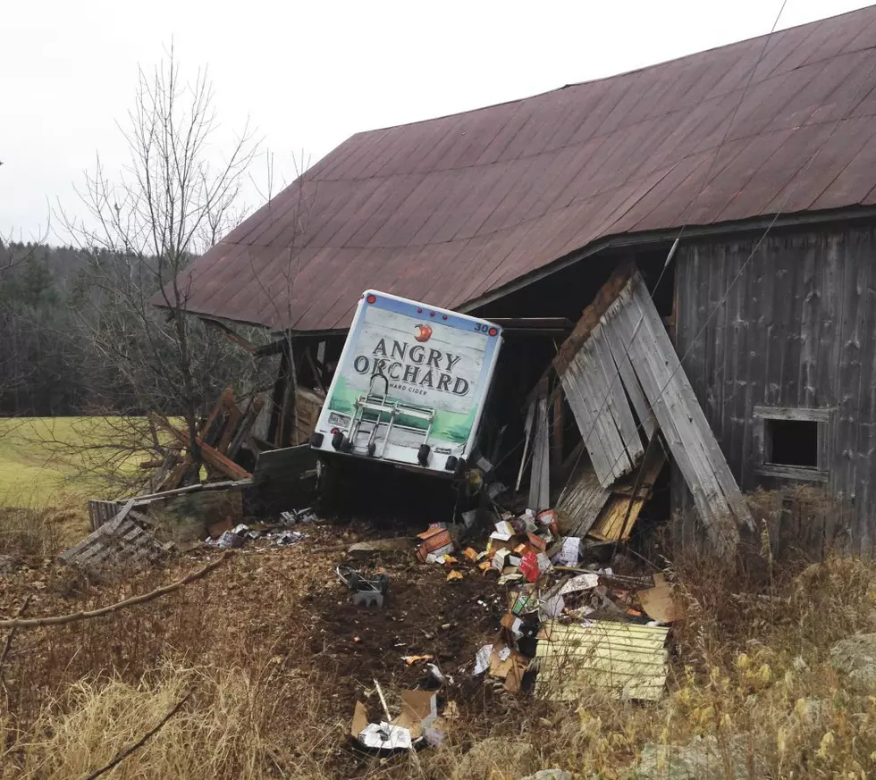 Teenager Steals Hard Cider Truck, Crashes Into Barn