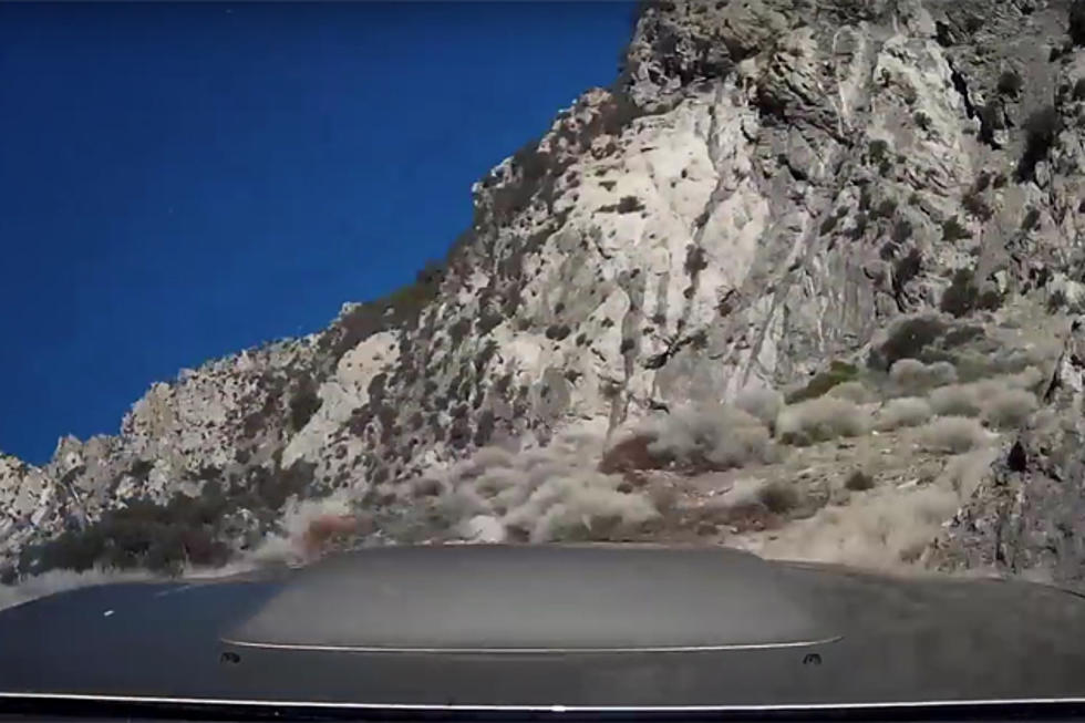 Dash-Cam Footage Shows Car Driving Off a Cliff