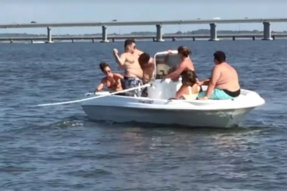 Two Drunks Fight on Boat While It Spins in Circles