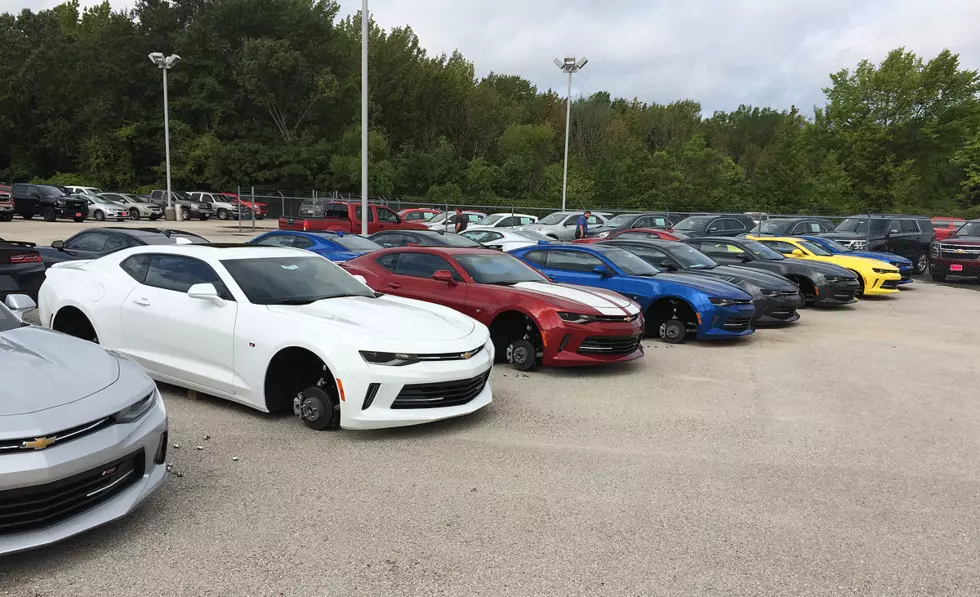 Thieves Stole the Wheels Off 48 Dealership Vehicles in Just Four Hours