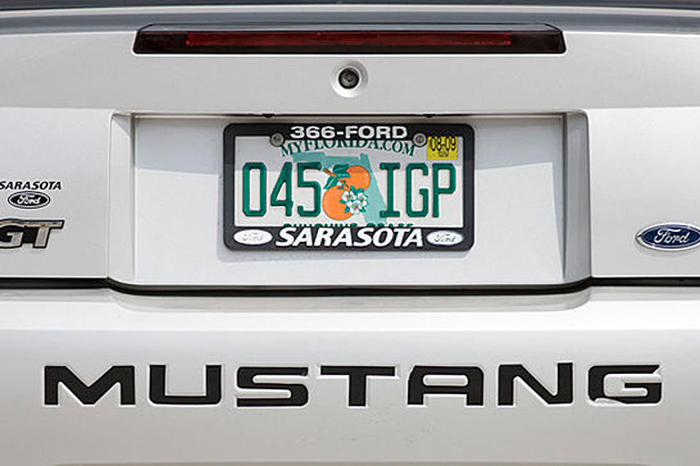Florida Woman Ticketed for License Plate Frame that Covers Website