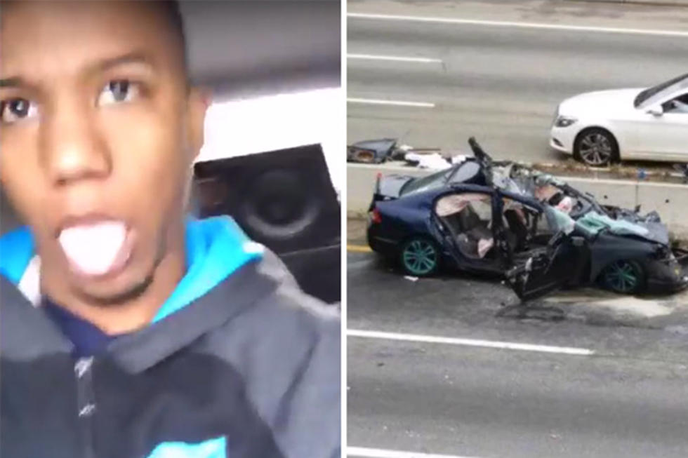 Man Crashes While Live Streaming 114 MPH Drive Through Traffic