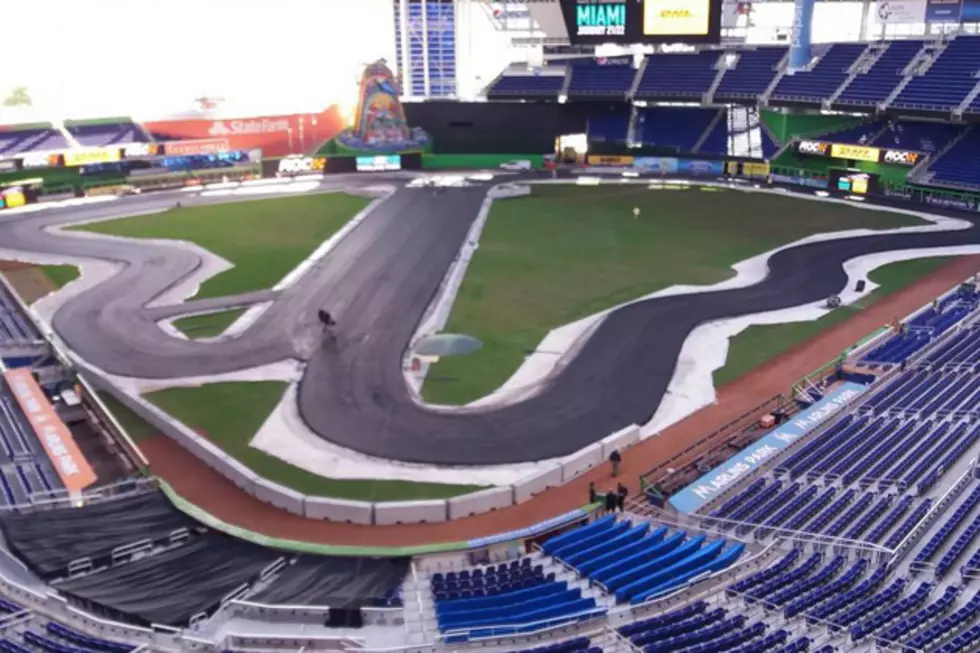 Marlins Park is Being Transformed into a Sweet Racetrack