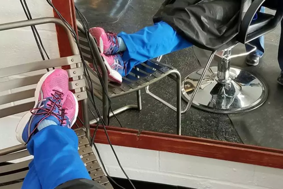 Hairdresser Snaps Pic of Sleeping Nurse&#8217;s Shoes to Spread Appreciation