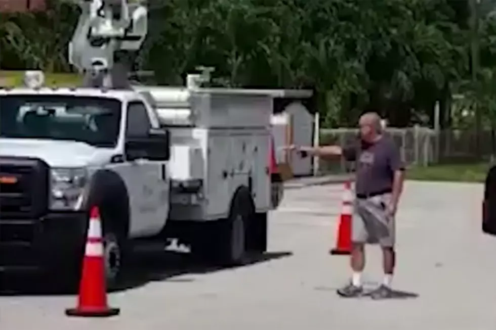 Florida Man Shoots AT&T Trucks Parked in Front of His House