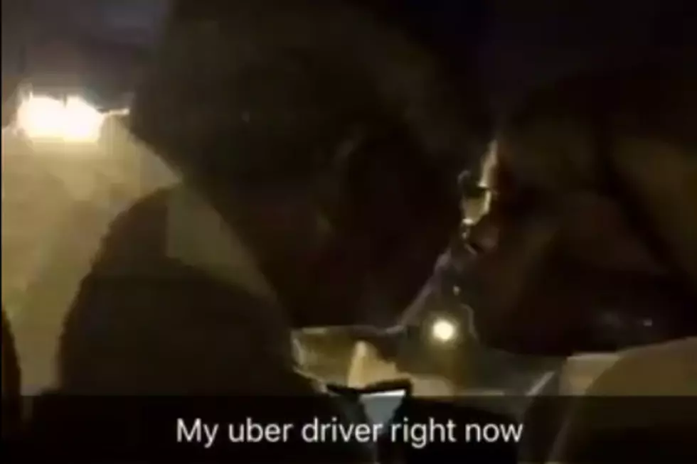 Passenger Films Uber Driver Getting Serviced in the Front Seat